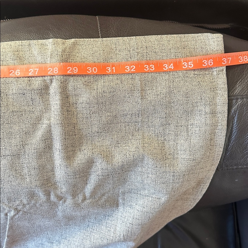 2 Burlap Blackout Curtain Panels - Picture 6 of 7